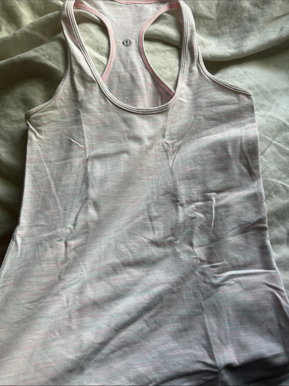 lululemon athletica Light Pink Ombre Racerback Tank